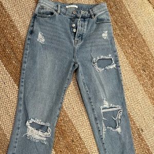 PACSUN high rise straight jeans